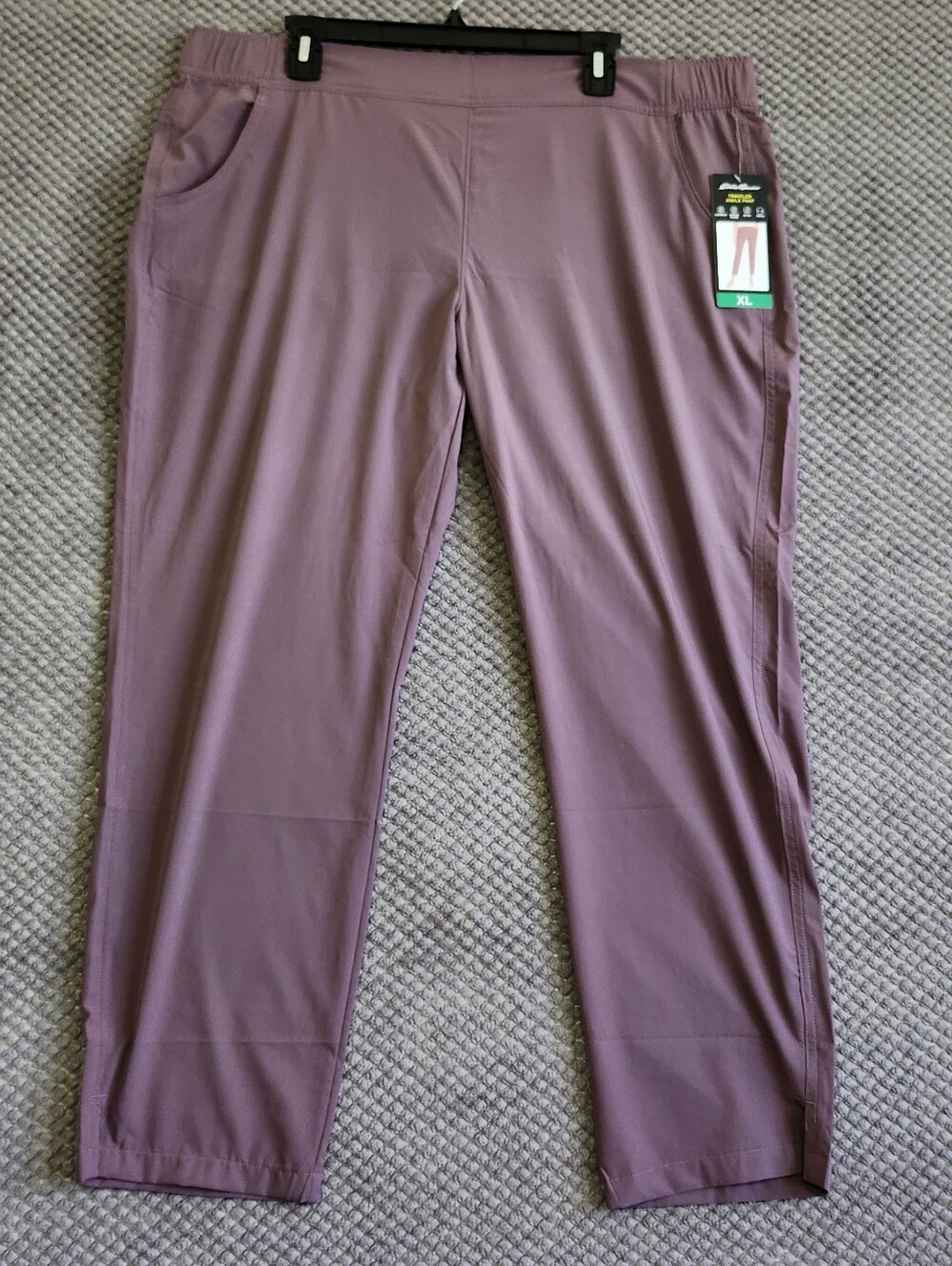 Eddie Bauer Traveler Ankle Pants in Mauve XL